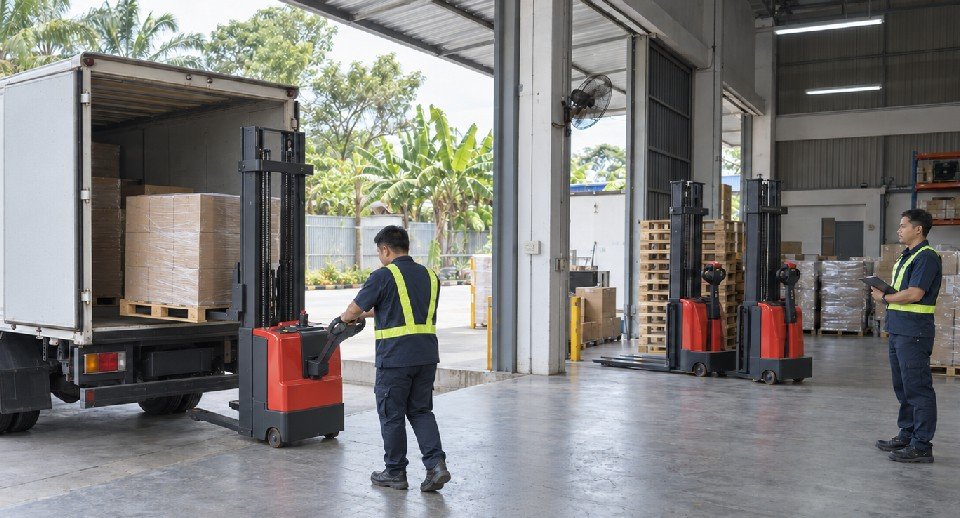 stacker-forklift